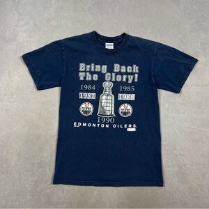 Vintage Edmonton Oilers Activewear Heavyweight Cotton T-Shirt